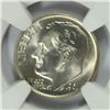 Image 2 : 1961 ROOSEVELT DIME, NGC MS-65 FULL TORCH!  RARE!