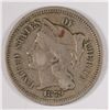 Image 1 : 1879 THREE CENT NICKEL F/VF
