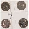 Image 1 : (4) PROOF JEFFERSON NICKELS (59, 62, 63, 64)