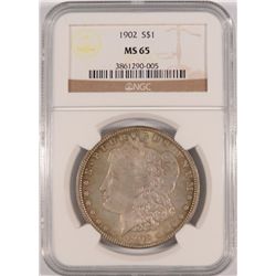 1902 MORGAN DOLLAR NGC MS-65