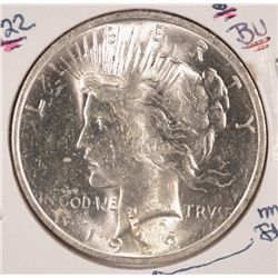 1922 PEACE DOLLAR CH BU (MAJOR MINT ERROR-METAL FLAKE)