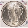 Image 1 : 1922 PEACE DOLLAR CH BU (MAJOR MINT ERROR-METAL FLAKE)