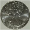 Image 2 : 2002 AMERICAN SILVER EAGLE, PCI MS-70  RARE  TRENDS PRICE $1150.00