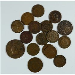 COPPER LOT: SEE DESCRIPTION OF THIS GOOD VARIETY OF COINS