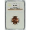 Image 1 : 1948 LINCOLN CENT NGC MS-66 RD