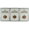 Image 1 : ( 3 ) 1948-S LINCOLN CENTS, NGC MS-66 REDS!