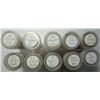 Image 2 : COMPLETE BU ROLL SET OF 1999 STATE QUARTERS ALL P&D MINTS INCLUDED FACE VALUE OF