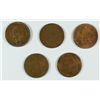 Image 1 : (5) 1875 INDIAN HEAD CENTS