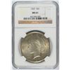 Image 1 : 1927 PEACE DOLLAR NGC MS-61