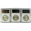 Image 2 : LOT OF ( 3 ) 1950-D FRANKLIN HALF DOLLARS, NGC MS-63 FBL