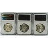 Image 2 : 1955, 56, 51-D FRANKLIN HALF DOLLARS NGC MS-63 FBL