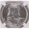 Image 2 : 1949 FRANKLIN HALF DOLLAR, NGC MS-65 FBL  RARE!