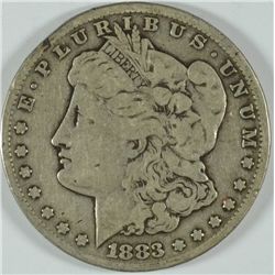 1883-CC MORGAN DOLLAR VG/F