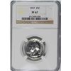 Image 1 : 1957 WASHINGTON QUARTER, NGC PROOF-67