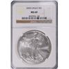 Image 1 : 2003 AMERICAN SILVER EAGLE, NGC MS-69!