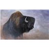 Image 1 : Artwork, Original Painting:  Janet Waldron Fine Art: Wood Bison Commemorative Painting