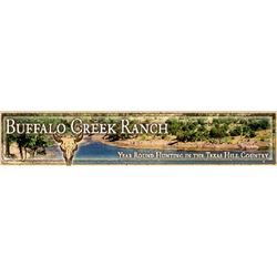 Texas:  Buffalo Creek Ranch, 2-day Texas Exotic Hunt for One Hunter and One Observer