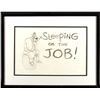 Image 1 : "Sleeping on the Job!" Pencil Drawing of Yao from Mulan