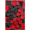 Image 2 : Vintage WWII Era Travel Checkers Board Game Portable