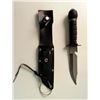 Image 1 : FIGHTING KNIFE W/SHEATH & COMPASS POMMEL