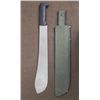 Image 1 : VINTAGE SURVIVAL HATCHET MACHETE W/CANVAS SHEATH