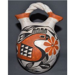 ACOMA POTTERY WEDDING VASE