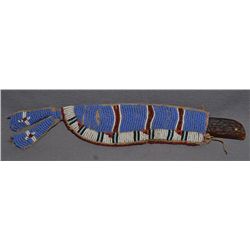 SIOUX BEADED KNIFE SHEATH