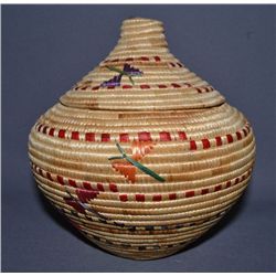 ESKIMO BASKETRY OLLA