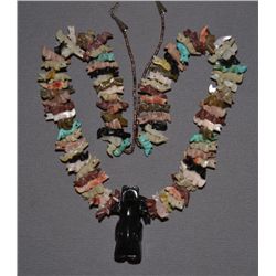 PUEBLO FETISH NECKLACE
