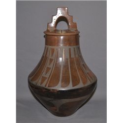 SAN ILDEFONSO LIDDED JAR