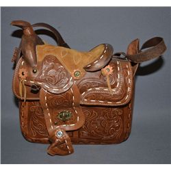 WESTERN SADDLE PURSE