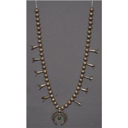 NAVAJO SQUASH BLOSSOM NECKLACE