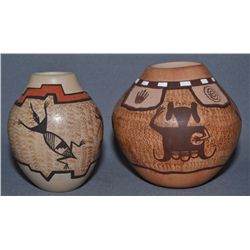TWO HOPI POTTERY VASES