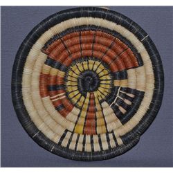 HOPI BASKETRY PLAQUE