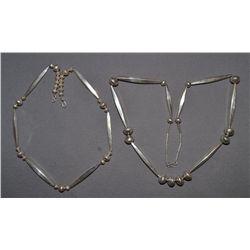 TWO NAVAJO NECKLACES