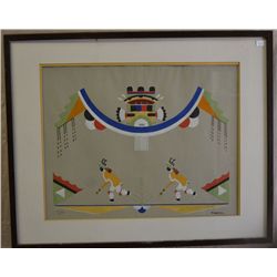 SAN ILDEFONSO WATER COLOR