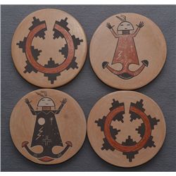 NAVAJO POTTERY COASTERS