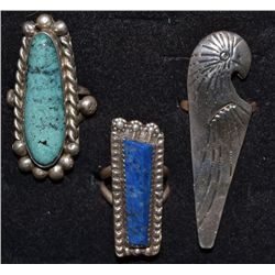THREE NAVAJO RINGS