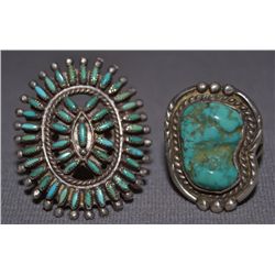 TWO NAVAJO RINGS