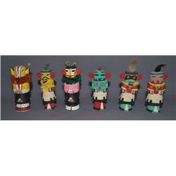 SIX HOPI KACHINAS