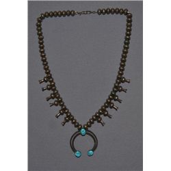 NAVAJO SQUASH BLOSSOM NECKLACE
