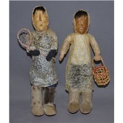 TWO ESKIMO DOLLS