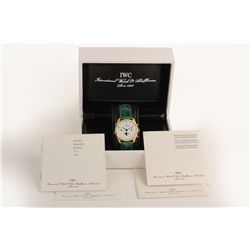 IWC chronograph, limited edition n. 045/150, around 1985.