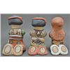 Image 3 : FOUR SANTA CLARA POTTERY FIGURES