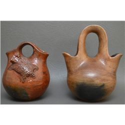 TWO NAVAJO POTTERY VASES
