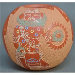 SANTA CLARA POTTERY JAR