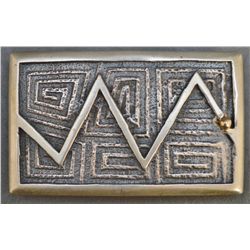 NAVAJO SILVER BUCKLE
