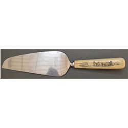 ESKIMO IVORY CAKE CUTTER