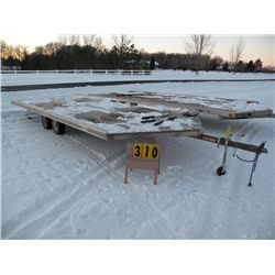 2000 H & S Load master Aluminum trailer, SN# 4ULS9202XYM000058