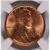 Image 2 : 1940 LINCOLN CENT, NGC MS-66 RED!